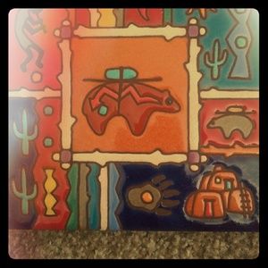 Masterworks Handcrafted art tile trivet / coaster